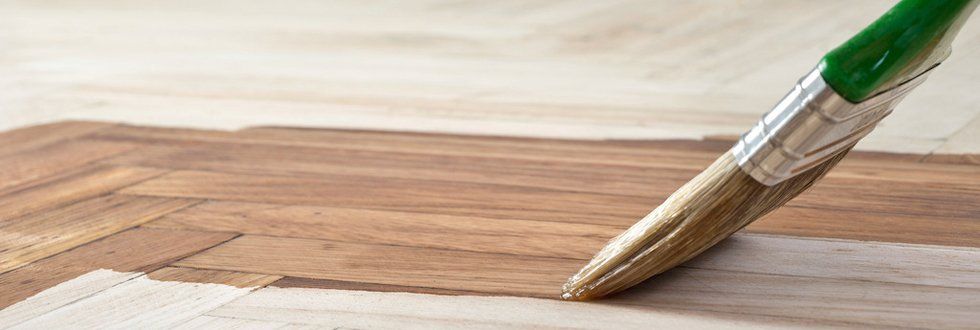 Hardwood floor sealing and varnish