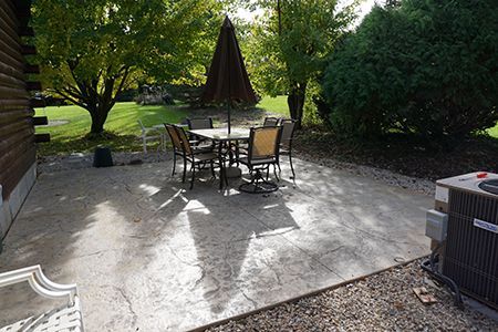 Stamped concrete