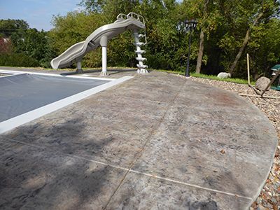 Stamped concrete