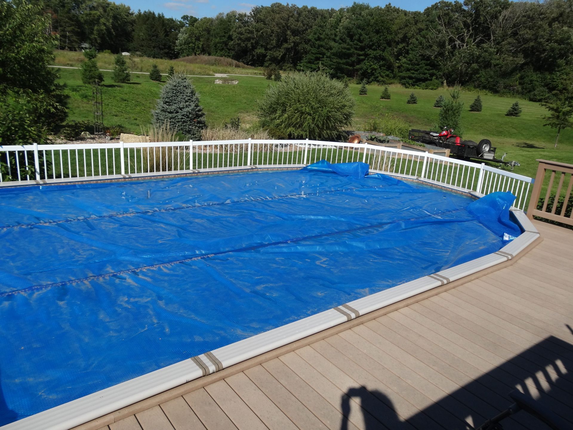 Solar pool cover