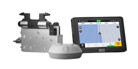 A navigation system with a tablet display, sensor, and hardware components, likely for a vehicle.