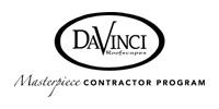 Logo for DaVinci Roofscapes Masterpiece Contractor Program.