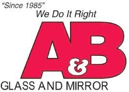A & B Glass & Mirror Logo