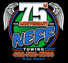NEFF 75th Anniversary logo