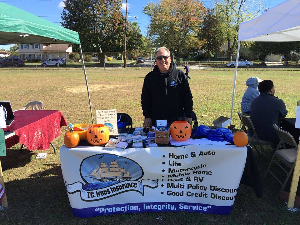 T.C. Irons Agency stall