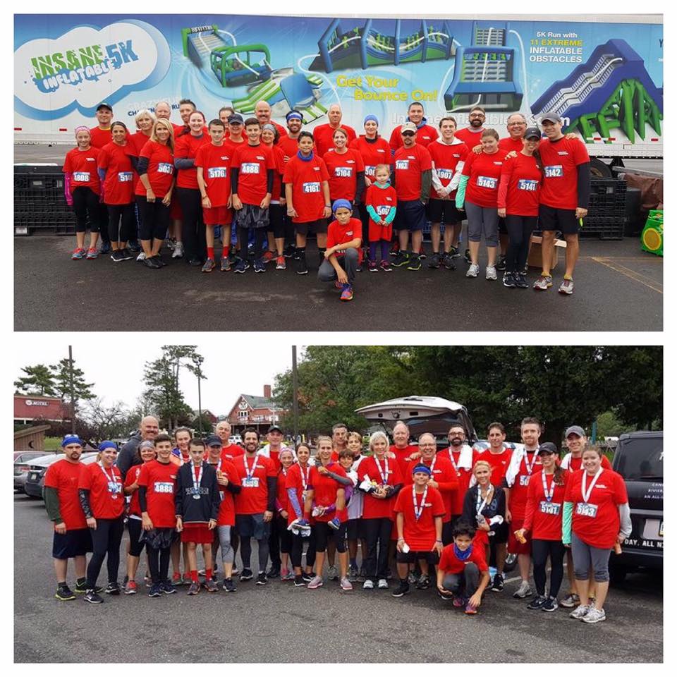 Insane Inflatable 5k!!! Team TCI