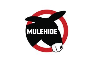 Black donkey head with