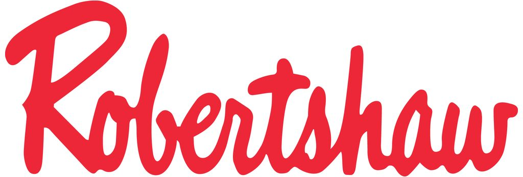 Red Robertshaw logo in a cursive font.