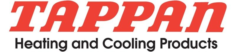 TAPPAN Heating and Cooling Products logo in red and black text.