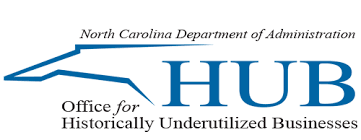 The north carolina department of administration office for historically underutilized businesses logo