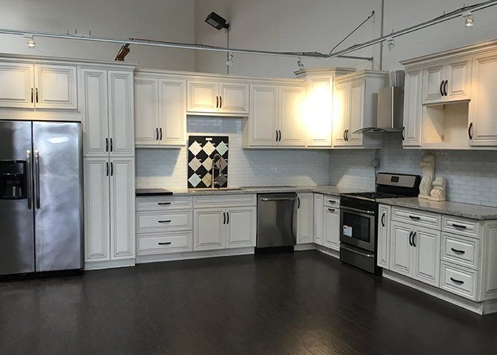 White kitchen cabinet