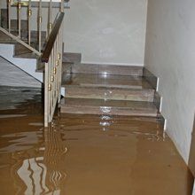 Flood inside the house