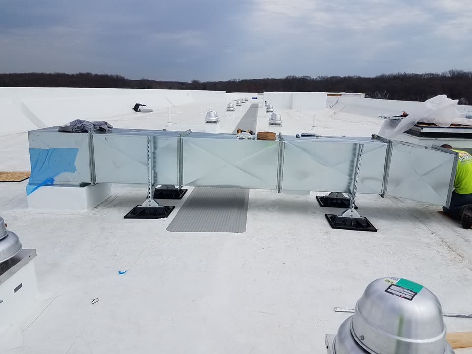 Custom roof duct