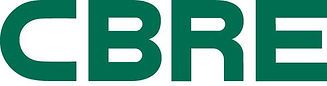 The word cbre is written in green letters on a white background.