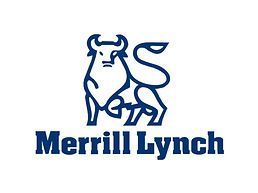 The logo for merrill lynch is a bull with a lion 's tail.