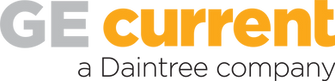 A logo for ge current a daintree company