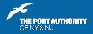 The logo for the port authority of ny and nj