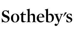 A black and white logo for sotheby 's on a white background.