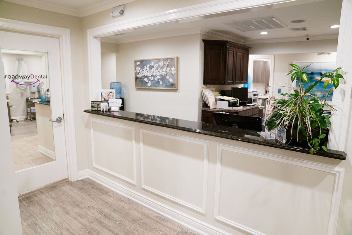 Inside the Broadway Dental Associates PA's office