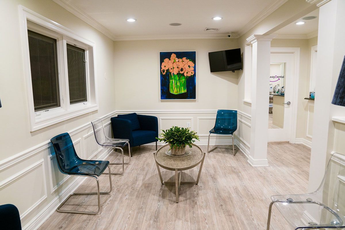 Broadway Dental Associates PA's office waiting area