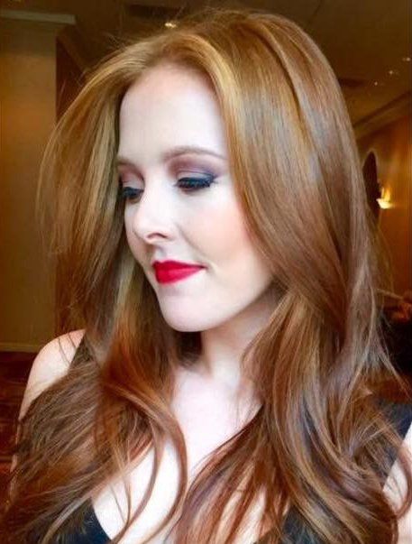 Woman with beautiful hair style