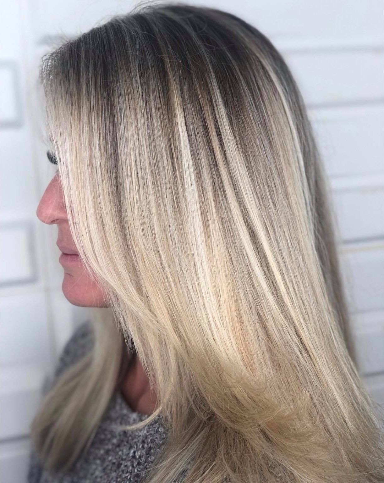 Woman with beautiful hair style