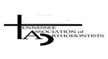 Logo for the Tennessee Association of Orthodontists: black letters forming 