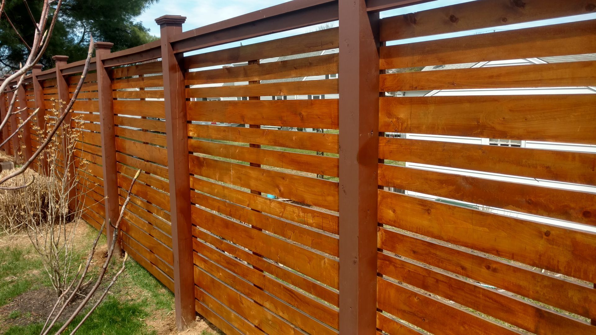 wood fence