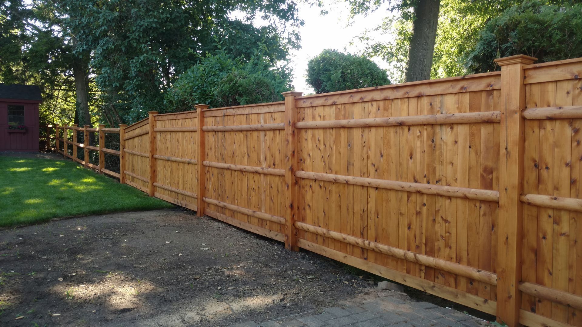 wood fence