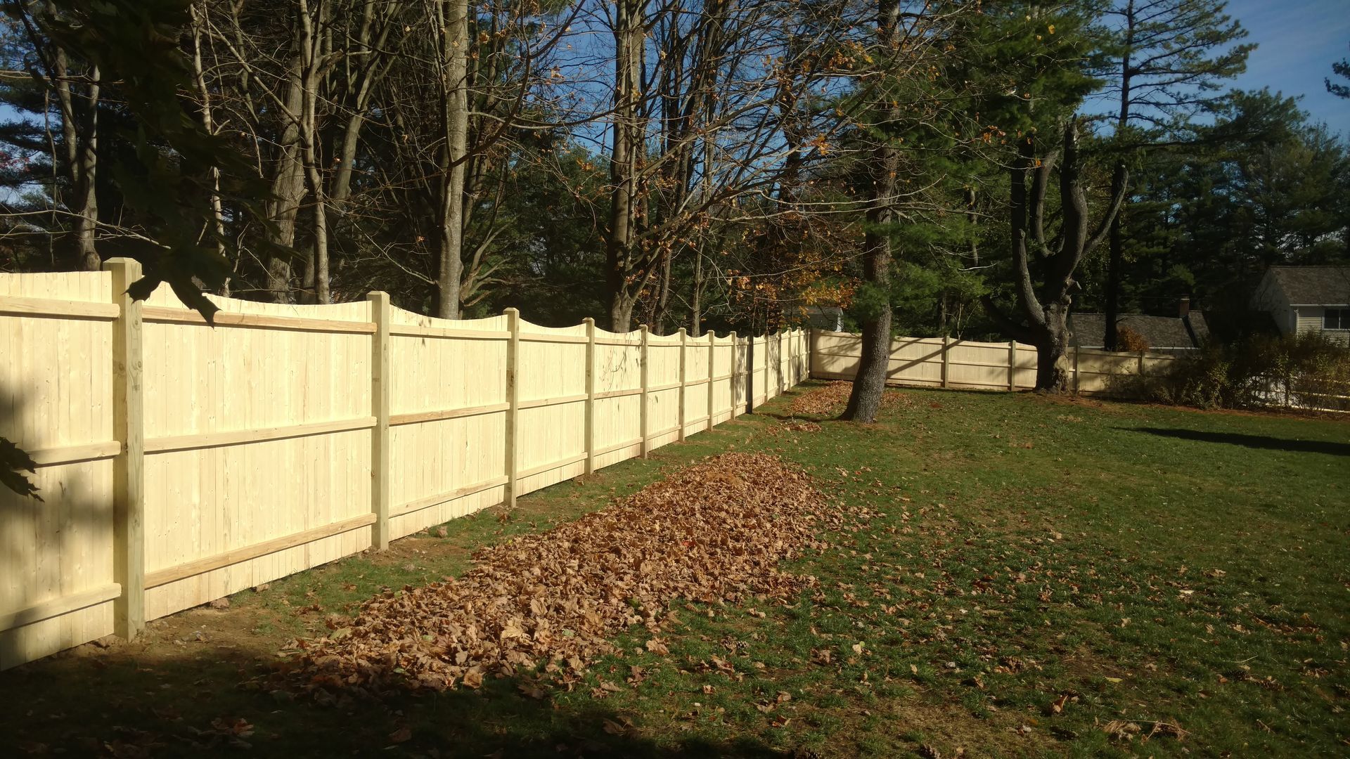 wood fence