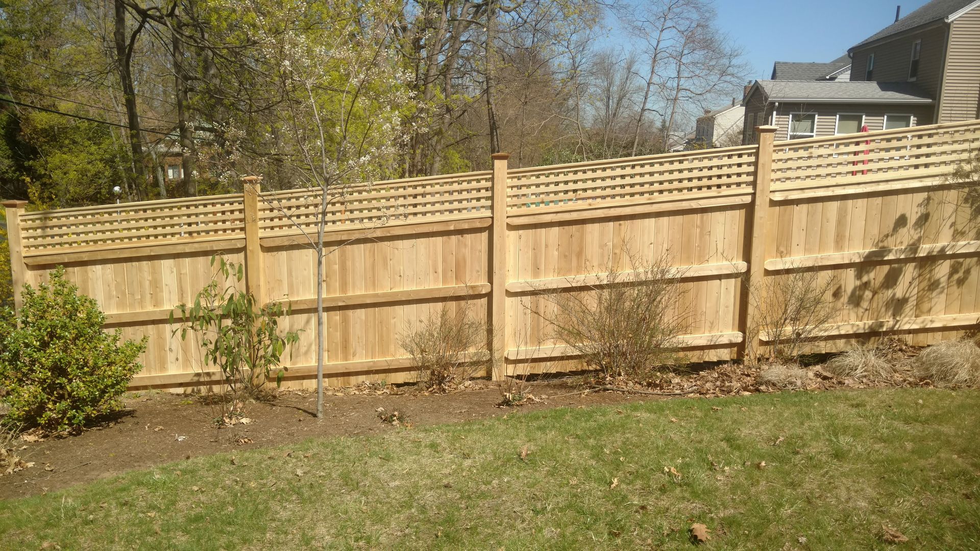 wood fence