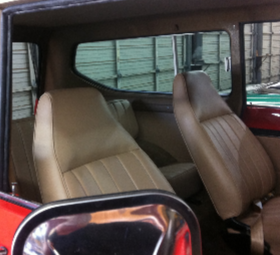 Auto upholstery services