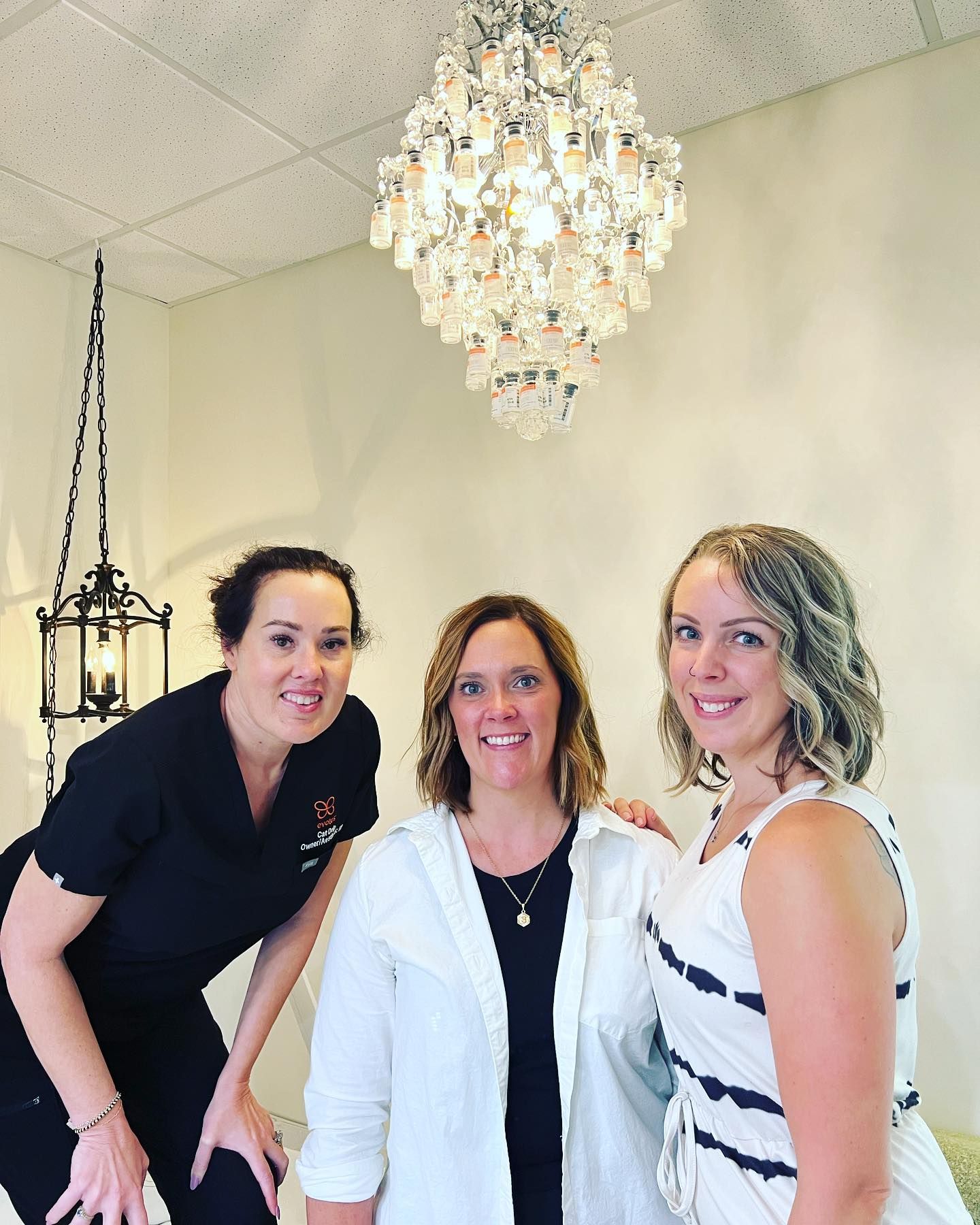 our staff with our client