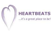 Logo with a stylized purple heart and the text