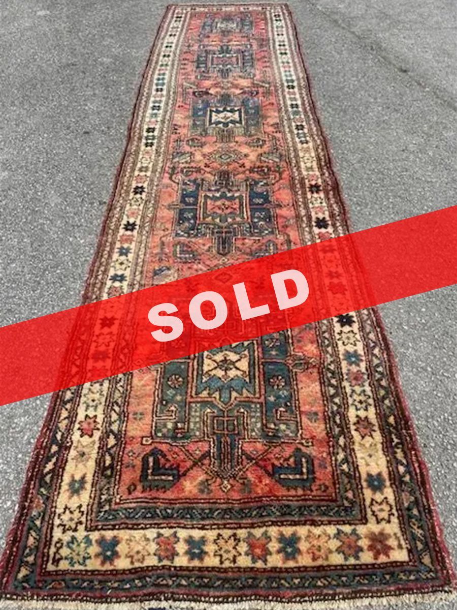 A rug with a detailed pattern on it.