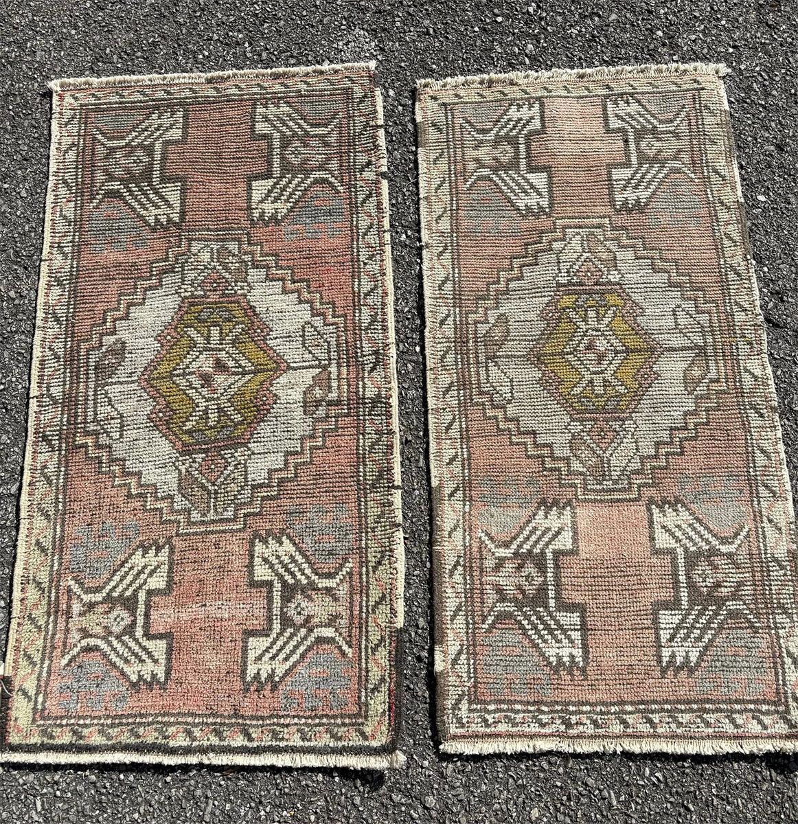 A rug with a detailed pattern on it.