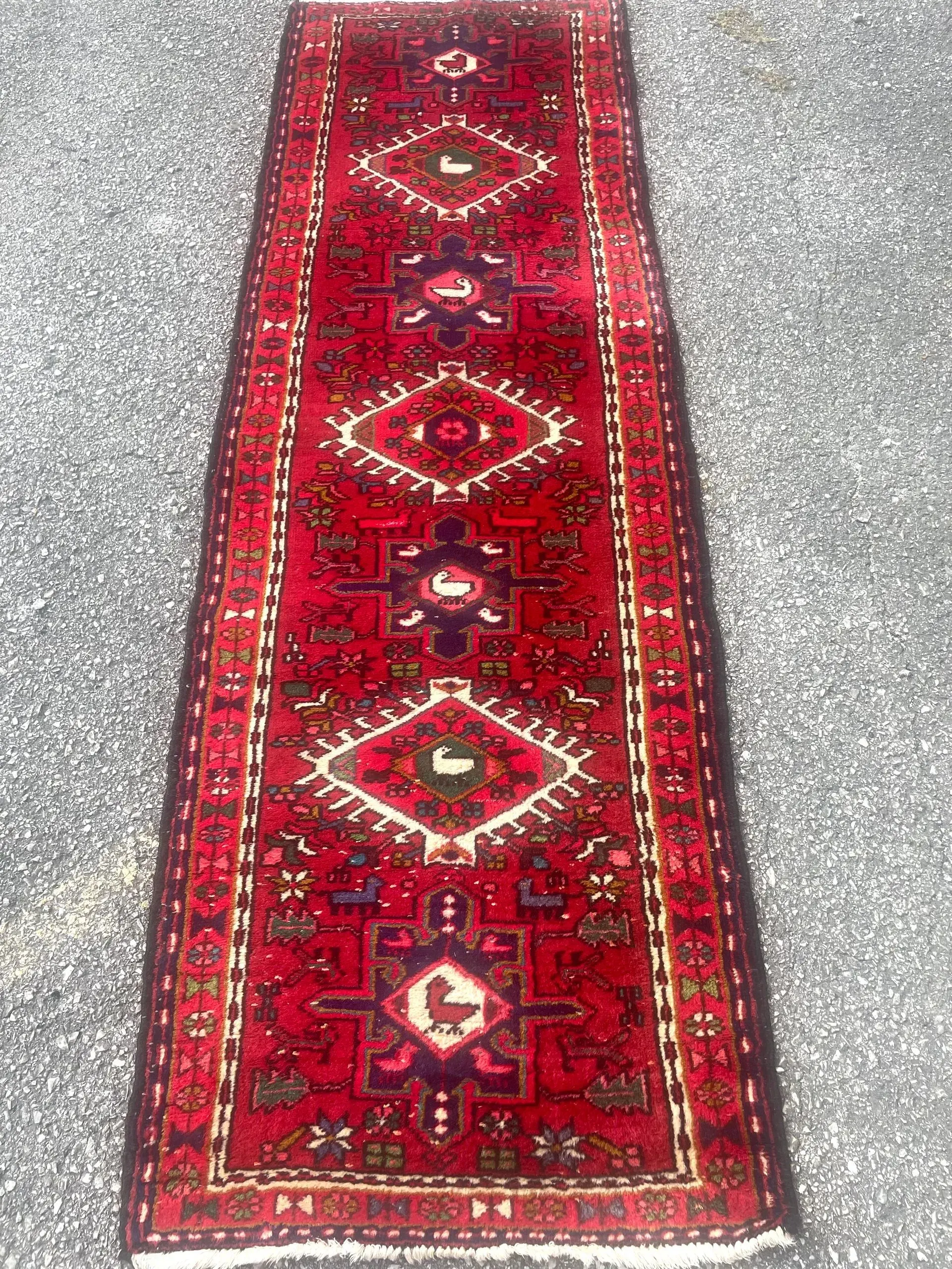 A rug with a detailed pattern on it.