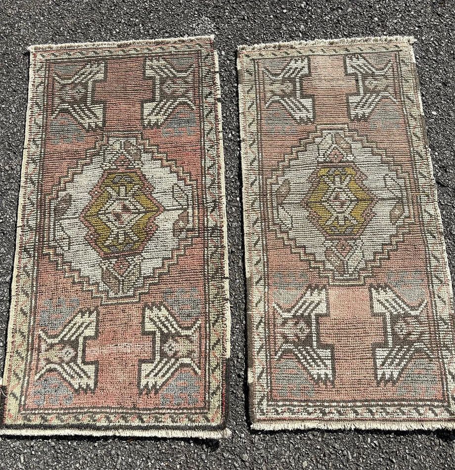 A rug with a detailed pattern on it.