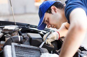 mechanic inspection of a car