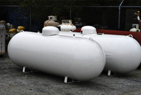 Propane gas tank