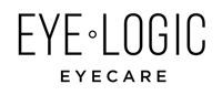 The logo reads "EYE LOGIC" in a clean, sans-serif font with a small circle replacing the hyphen, over "EYECARE."