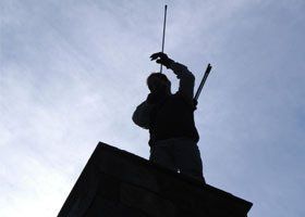 Chimney sweeping small