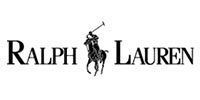 The logo for ralph lauren is a black and white image of a man riding a horse.