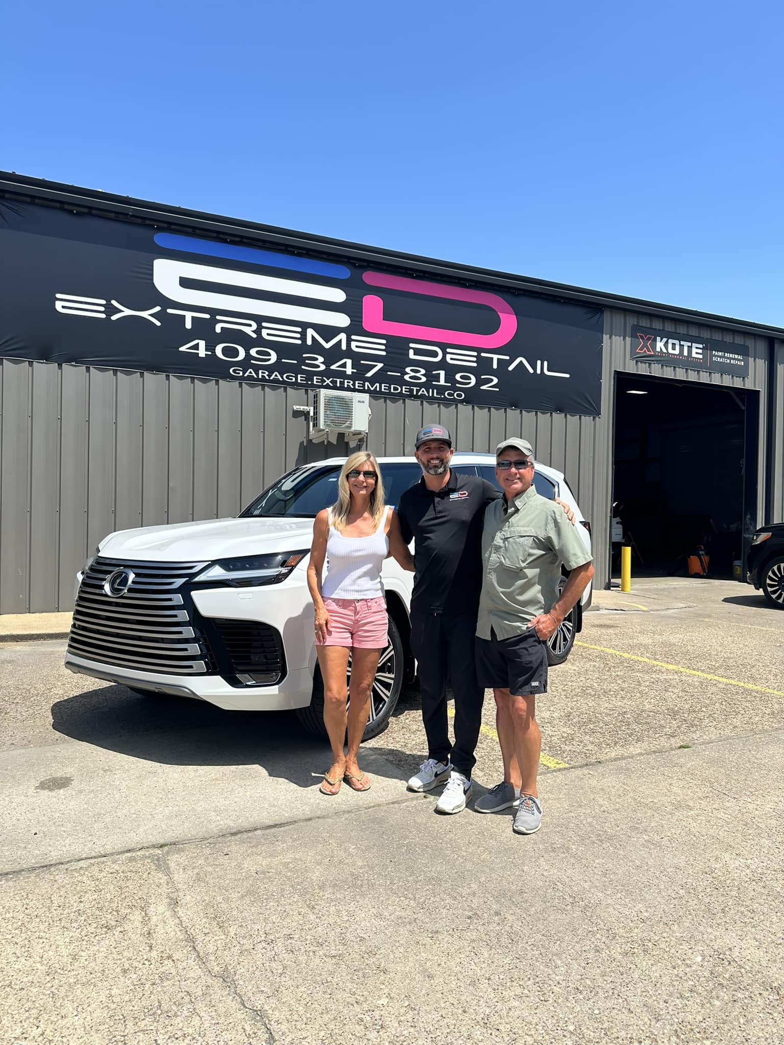 white-car-three-people