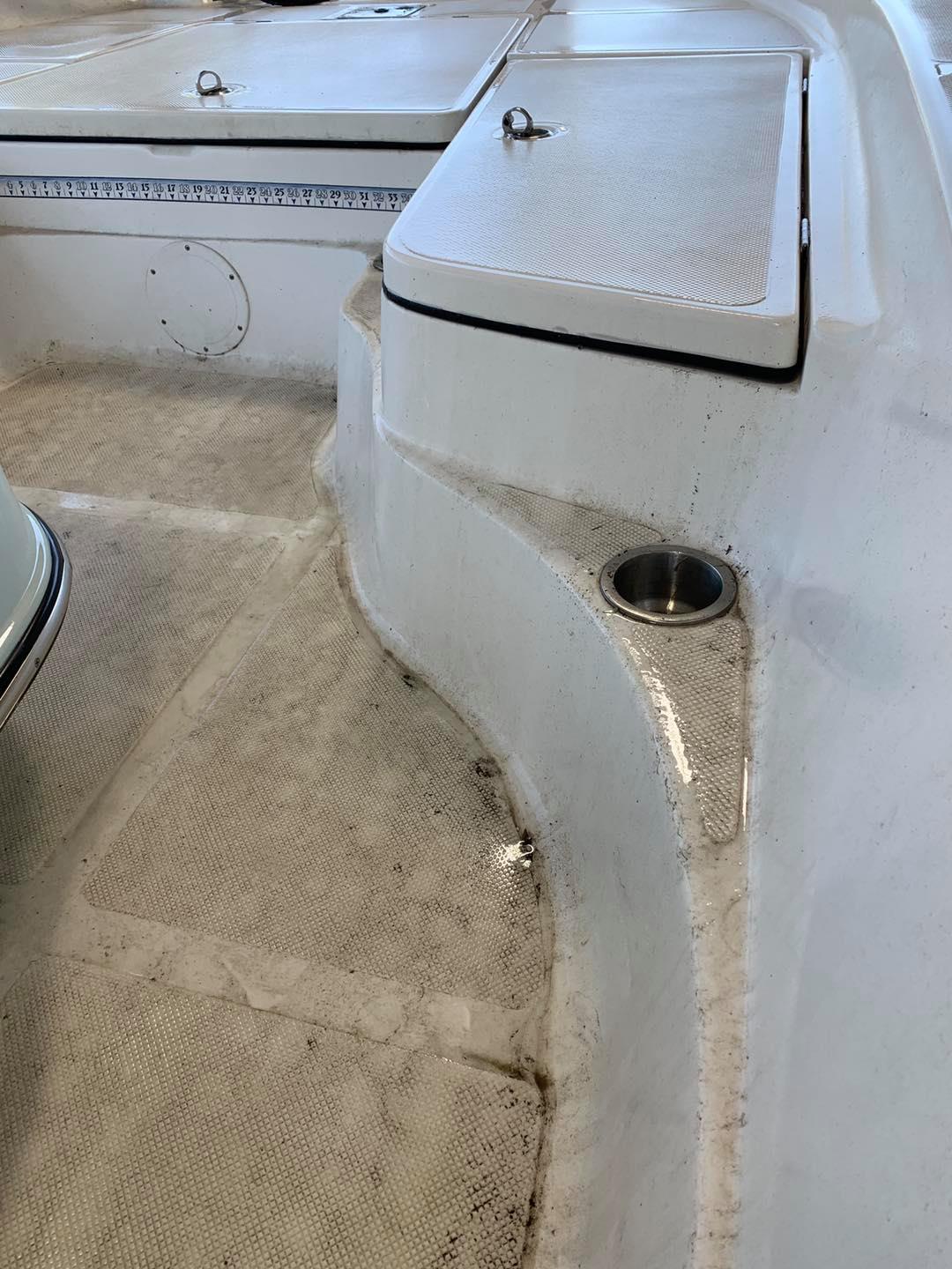 Boat detailing before