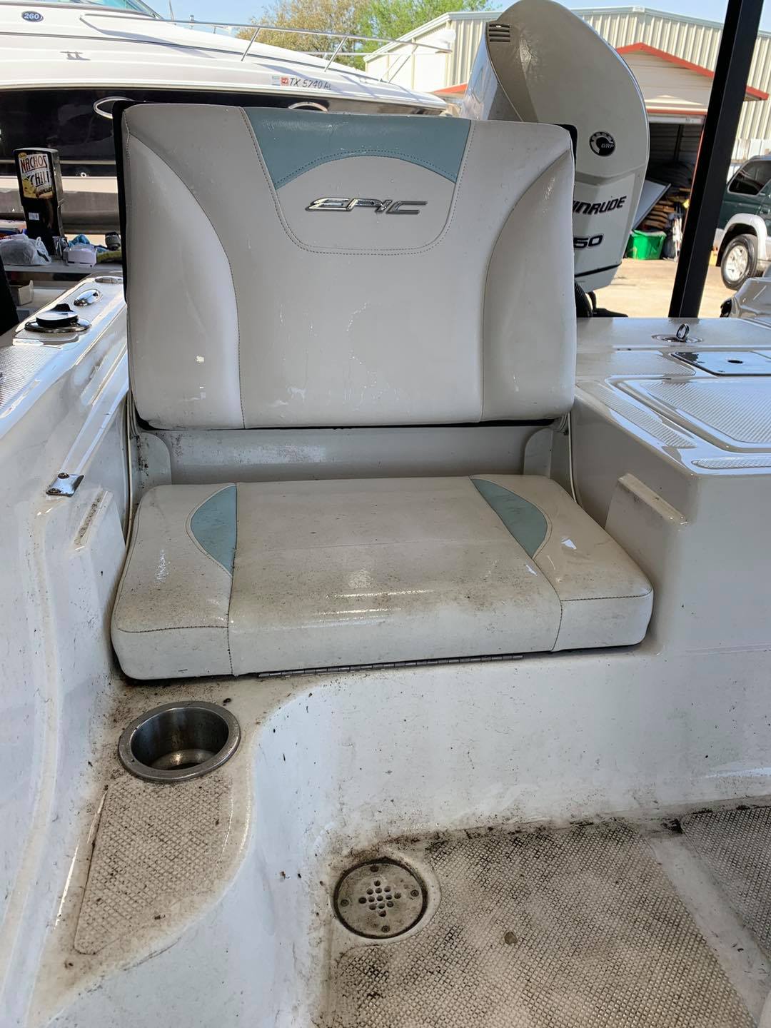 Boat detailing before