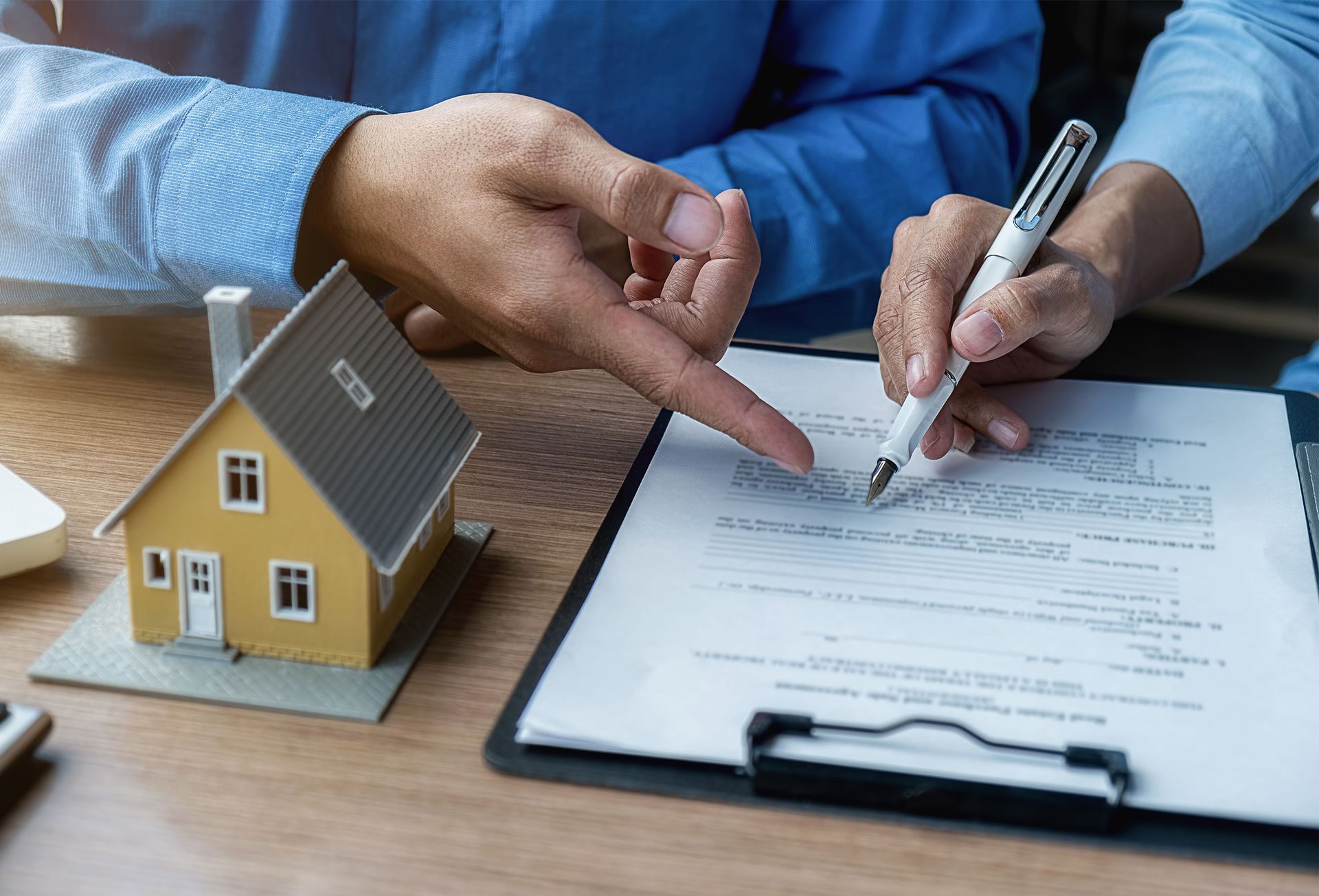 Real estate signing