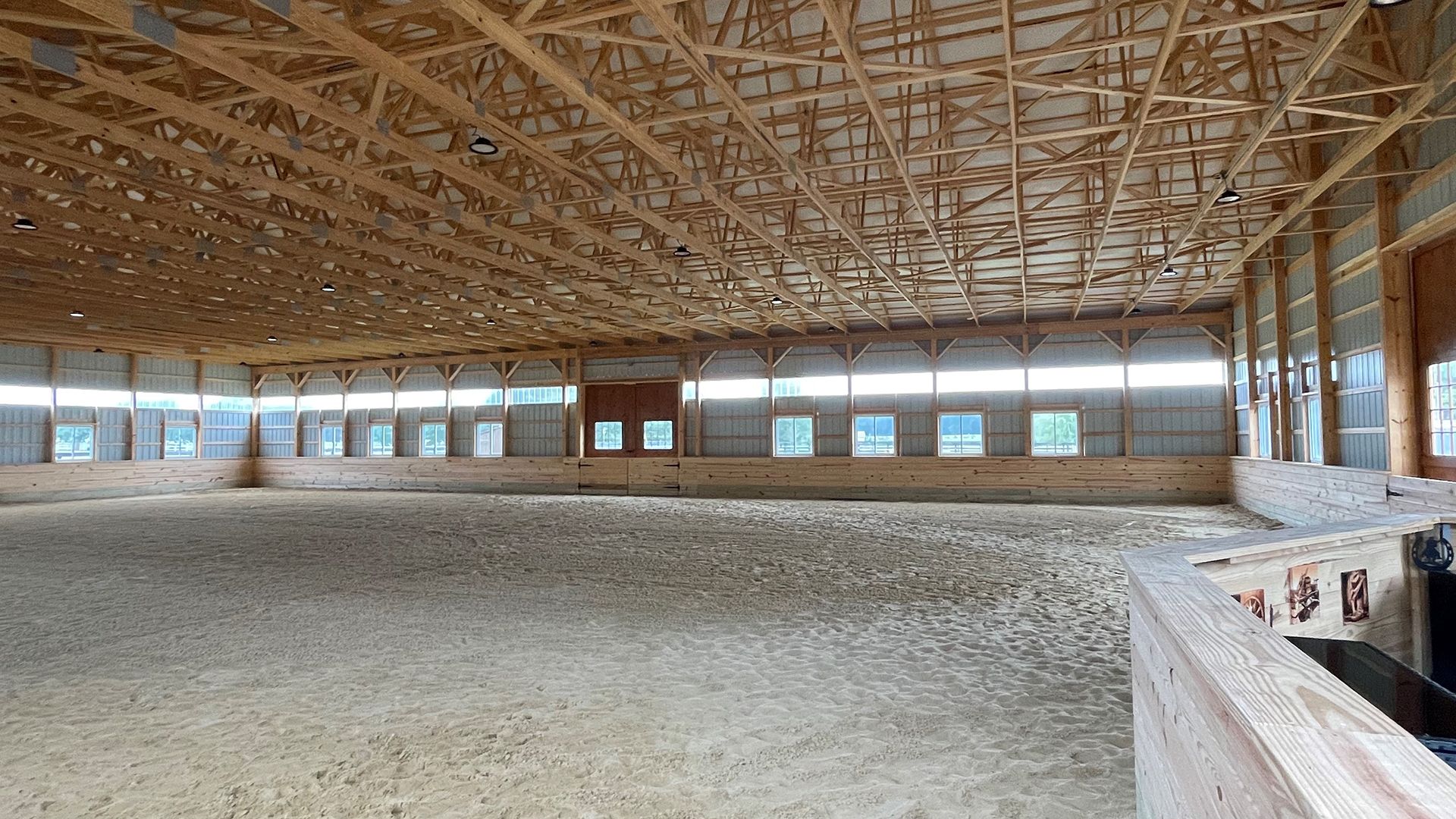 Huge riding arena