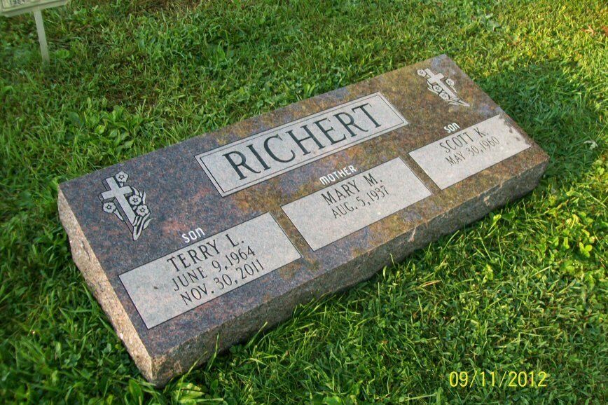 Custom headstone