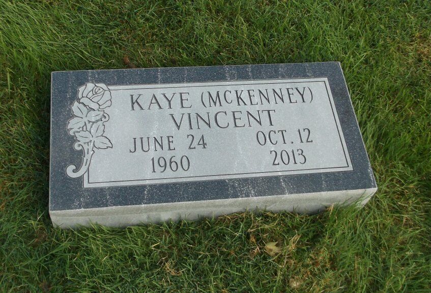 Custom headstone